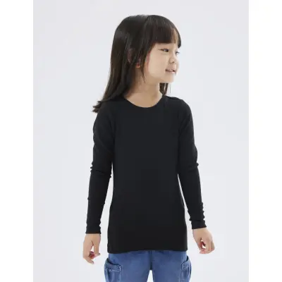 name it Nmfsuraja Xsl Ls Top Noos - Black - 98