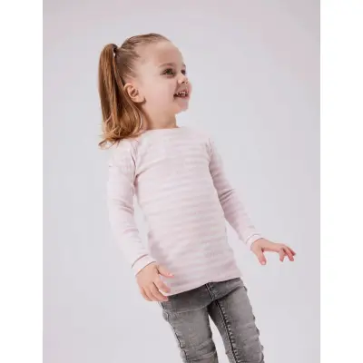 name it Nmfsuraja Xsl Ls Top Noos - Pink - 86