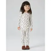 name it Nmfwang Wool Rib Legging Aop - Cream - 116