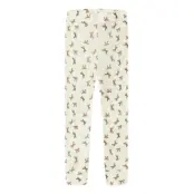 Name It Nmfwang Wool Rib Legging Aop Kräm