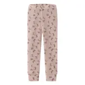 Name It Nmfwang Wool Rib Legging Aop Rosa