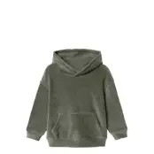 name it Nmmnelur Rlx Sweat Wh - Green - 110