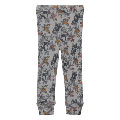 Name It Nmmwang Wool Needle Longjohn Noos Xxii Grå