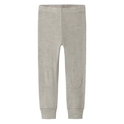 Name It Nmnwax Wool Rib Legging Noos Grå