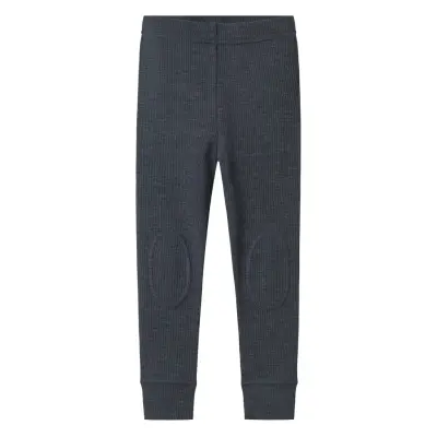 Name It Nmnwax Wool Rib Legging Noos Marinblå