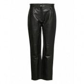 Naoko Leather Trousers Trousers Leather Leggings/Byxor Svart House Of Dagmar