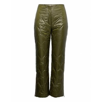 Natara Trousers Leather Leggings/Byxor Khakigrön Baum Und Pferdgarten