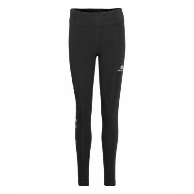Nb Essentials Celebrate Legging Leggings Multi/mönstrad New Balance