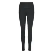 Nb Sleek Pocket High Rise Legging 27" Sport Running-training Tights Svart New Balance