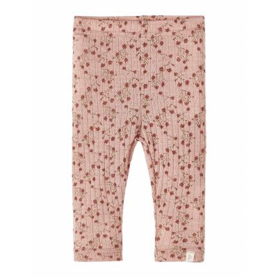 Nbffarga Slim Wool Leggings Aug Lil Leggings Rosa Lil'Atelier