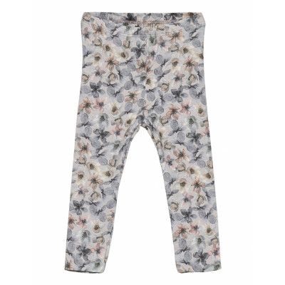 Nbfnille Xsl Legging Leggings Grå Name It