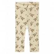 Lil'Atelier Nbfnimo Slim Wo/Mo Leggings Aop Lil Beige