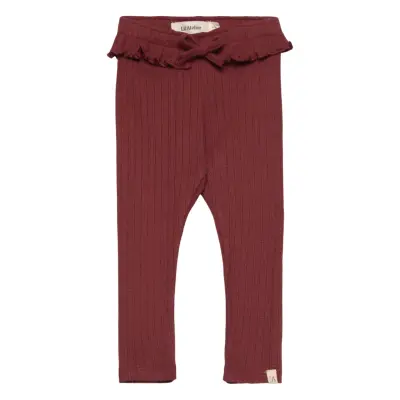 Lil'Atelier Nbfrachel Nin Slim Legging Hea Lil Burgundy