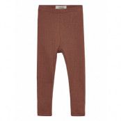 Nbfrachel Slim Legging Hea Lil Noos Bottoms Leggings Brown Lil'Atelier