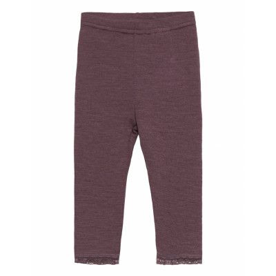 Nbfwang Wool Needle Legging Xx Leggings Lila Name It