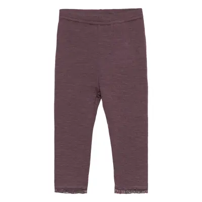 Nbfwang Wool Needle Legging Xx Leggings Lila Name It