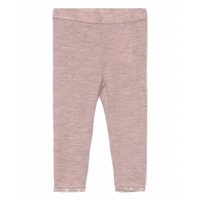 Nbfwang Wool Ne.legging Solid Noos Xxiii Bottoms Leggings Purple Name It