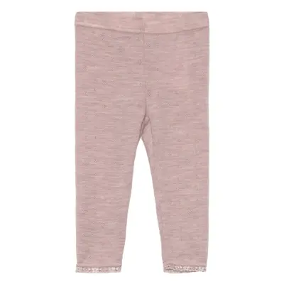 Nbfwang Wool Ne.legging Solid Noos Xxiii *Villkorat Erbjudande Leggings Lila Name It