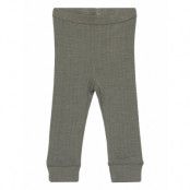 Nbmwang Wool Ne.longjohn Soli Noos Xxiii Leggings Base Layer Bottoms Khakigrön Name It