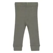 Nbmwang Wool Ne.longjohn Soli Noos Xxiii Leggings Base Layer Bottoms Khakigrön Name It