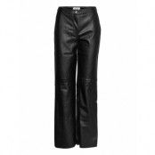 Nepal Pants Trousers Leather Leggings/Byxor Svart Modström