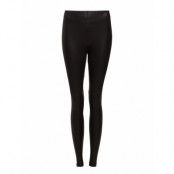 Pcnew Shiny Leggings Noos Bottoms Leggings Svart Pieces