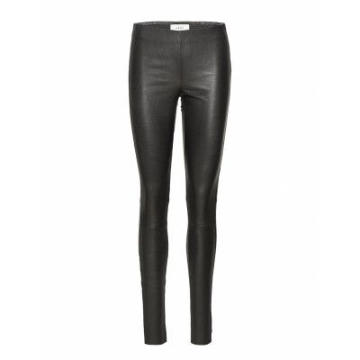 Nex Leather Leggings Trousers Leather Leggings/Byxor Svart Just Female