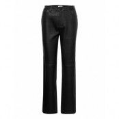 Nia Leather Pants Trousers Leather Leggings/Byxor Svart NORR