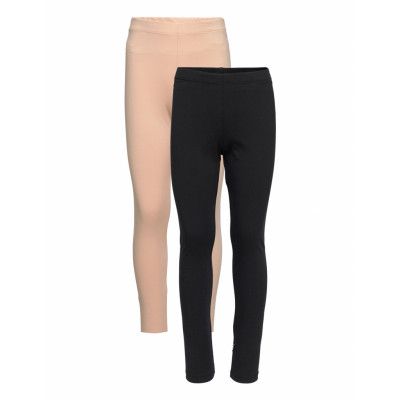 Nica Warm 2-Pack Leggings Svart Molo