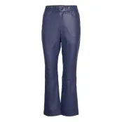 Nico Pants Trousers Leather Leggings/Byxor Blå By Malina