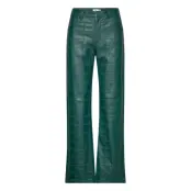 Nikisha Designers Trousers Leather Leggings-Byxor Grön Baum Und Pferdgarten