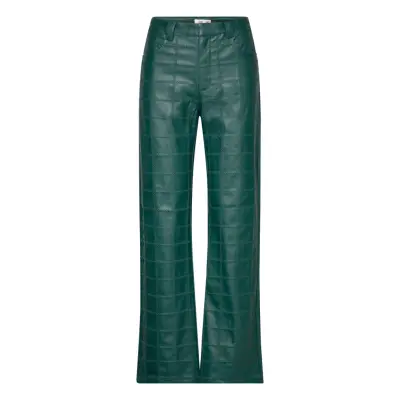 Nikisha Designers Trousers Leather Leggings-Byxor Grön Baum Und Pferdgarten