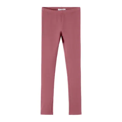 Name It Nkfdavina Solid Swe Legging Bru N Noos Burgundy