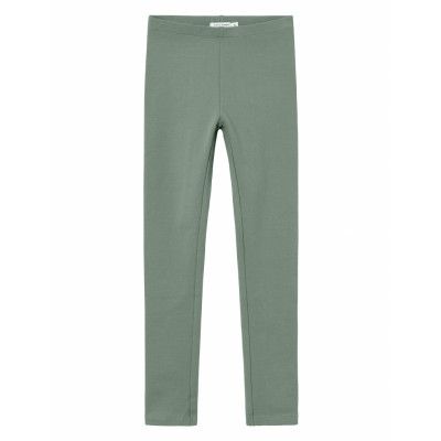 Name It Nkfdavina Solid Swe Legging Bru N Noos Grön