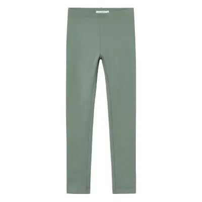Name It Nkfdavina Solid Swe Legging Bru N Noos Grön