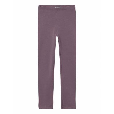 Name It Nkfdavina Solid Swe Legging Bru N Noos Burgundy