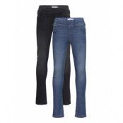 Nkfpolly Dnmtinn Legging 2 Pck Bottoms Jeans Skinny Jeans Blue Name It