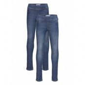 Nkfpolly Dnmtinn Legging 2 Pck Bottoms Jeans Skinny Jeans Blue Name It