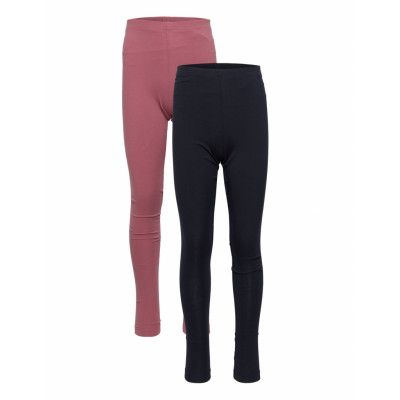 Nkfvivian 2P Legging L Noos Bottoms Leggings Svart Name It
