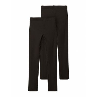 Nkfvivian 2P Legging L Noos Bottoms Leggings Svart Name It