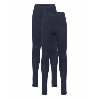 Nkfvivian 2P Legging Leggings Blå Name It