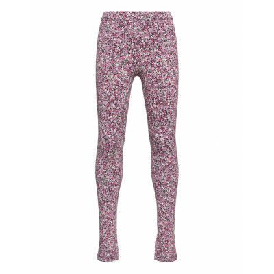 Nkfvivian Aop Legging K1 *Villkorat Erbjudande Leggings Lila Name It