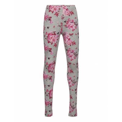 Nkfvivian Aop Legging Nnn Leggings Grå Name It