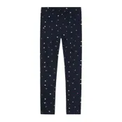 Nkfvivian Aop Legging Noos Bottoms Leggings Navy Name It