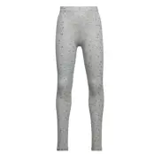 Nkfvivian Glitter Legging N1 Bottoms Leggings Grå Name It