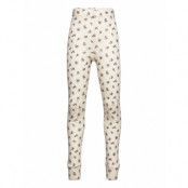 Nkfwang Wool Rib Legging Aop Xxiii Bottoms Leggings Cream Name It