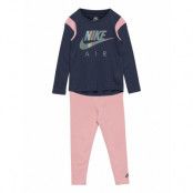 Nkg Air Legging Set Sets Sets With Long-sleeved T-shirt Multi/mönstrad Nike