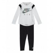 Nkg Air Legging Set Sets Sets With Long-sleeved T-shirt Multi/mönstrad Nike