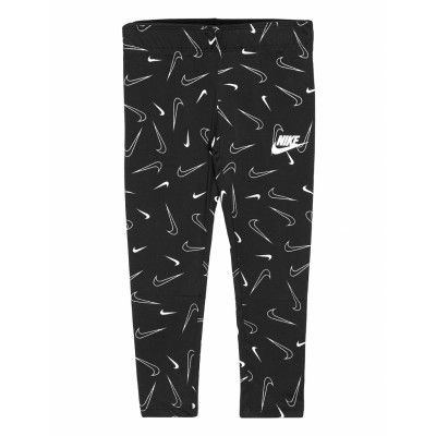 Nkg Swooshgetti Legging Leggings Svart Nike
