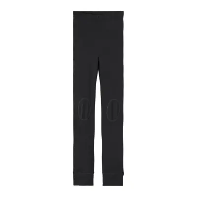 Nkmwang Wool Rib Longjohn Xxiii Outerwear Base Layers Baselayer Bottoms Svart Name It